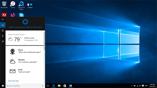 Hướng dẫn kích hoạt trợ lý ảo Cortana trên Windows 10 và các thao tác